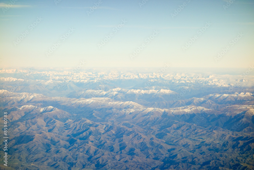 Southern Alps in Taranaki