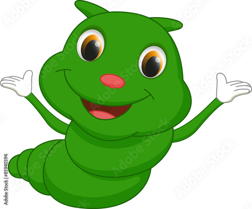 cute caterpillar cartoon