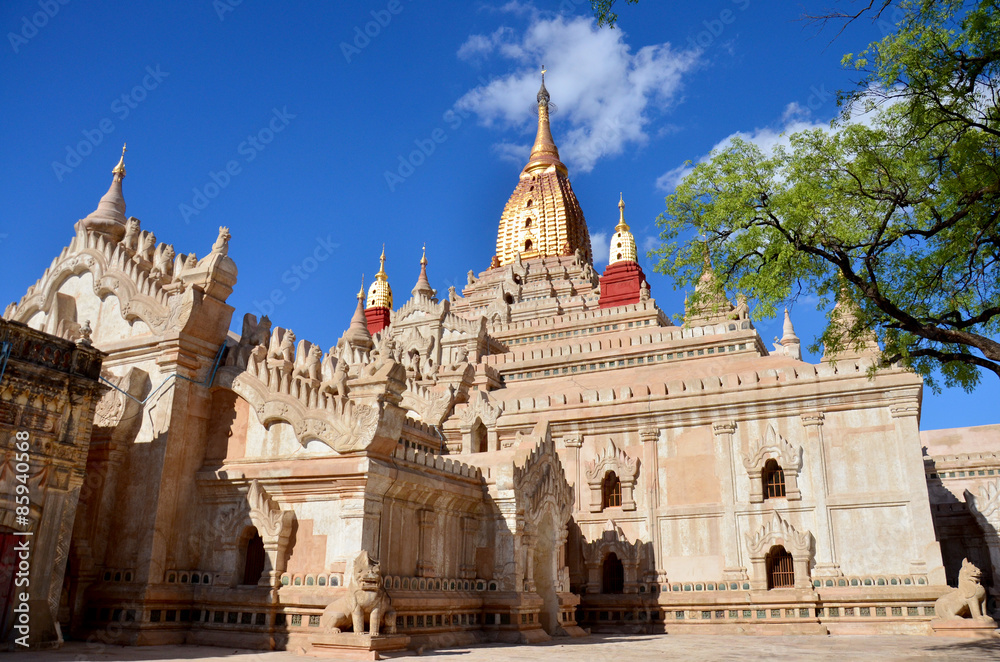 Ananda temple at Bagan Archaeological Zone in Bagan, Myanmar