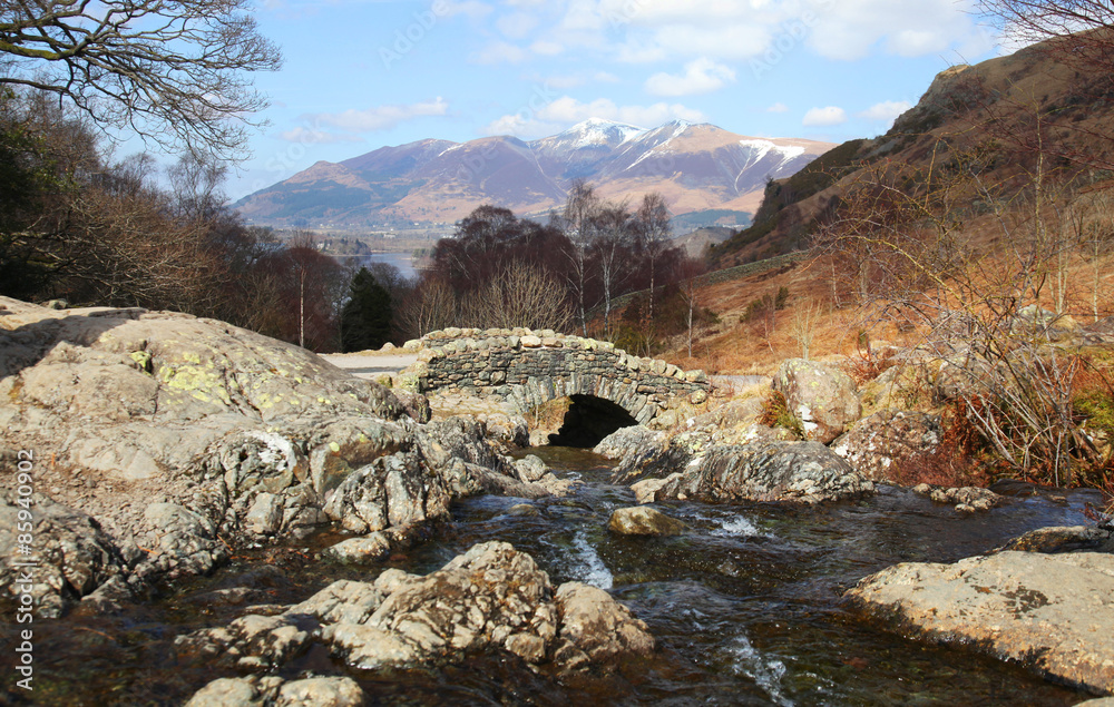 Ashness Bridge in the English Lake District Ashness Bridge in the English Lake District