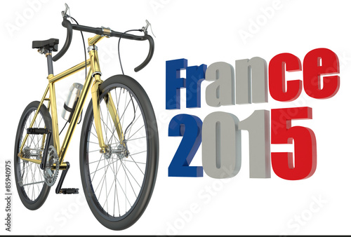 bicycle race  Tour de France 2015 concept