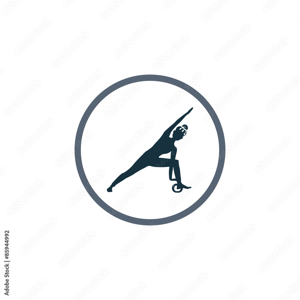 Yoga pose icon