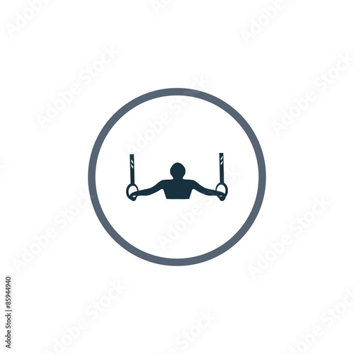 Athlete men icon