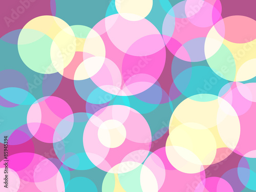 Abstract retro colors circles background