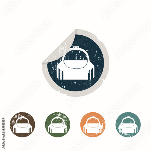Sport bag icon