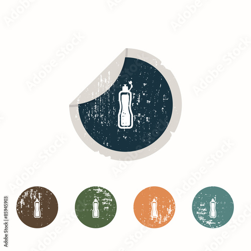 Fitness botle icon