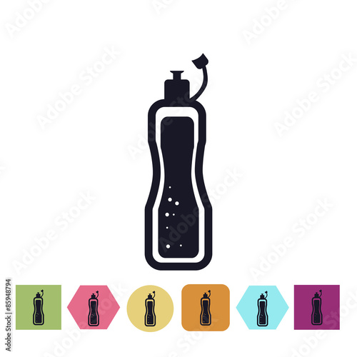 Fitness botle icon