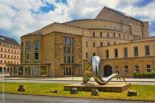 Obraz na płótnie Wuppertal Opernhaus w salonie