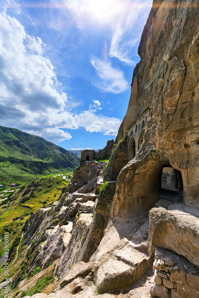 Vardzia is a cave monastery complex of XII-XIII centuries in the