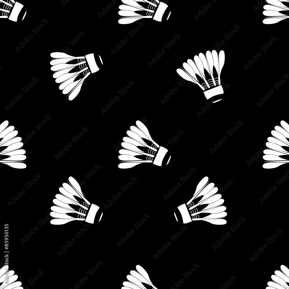 Obraz premium Badminton shuttlecock icon