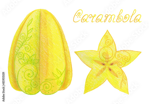 Sketchy carambola