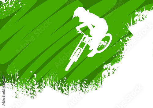 Mountain bike jump