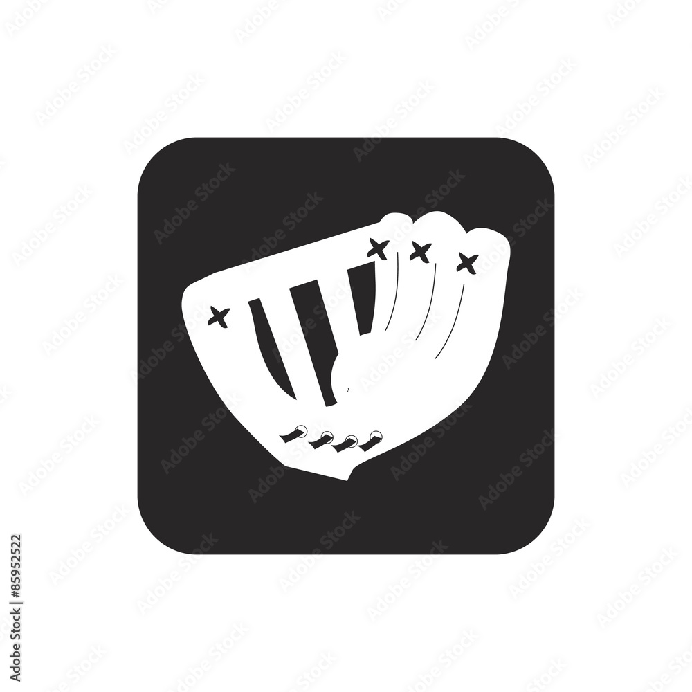 Obraz premium Baseball glove icon