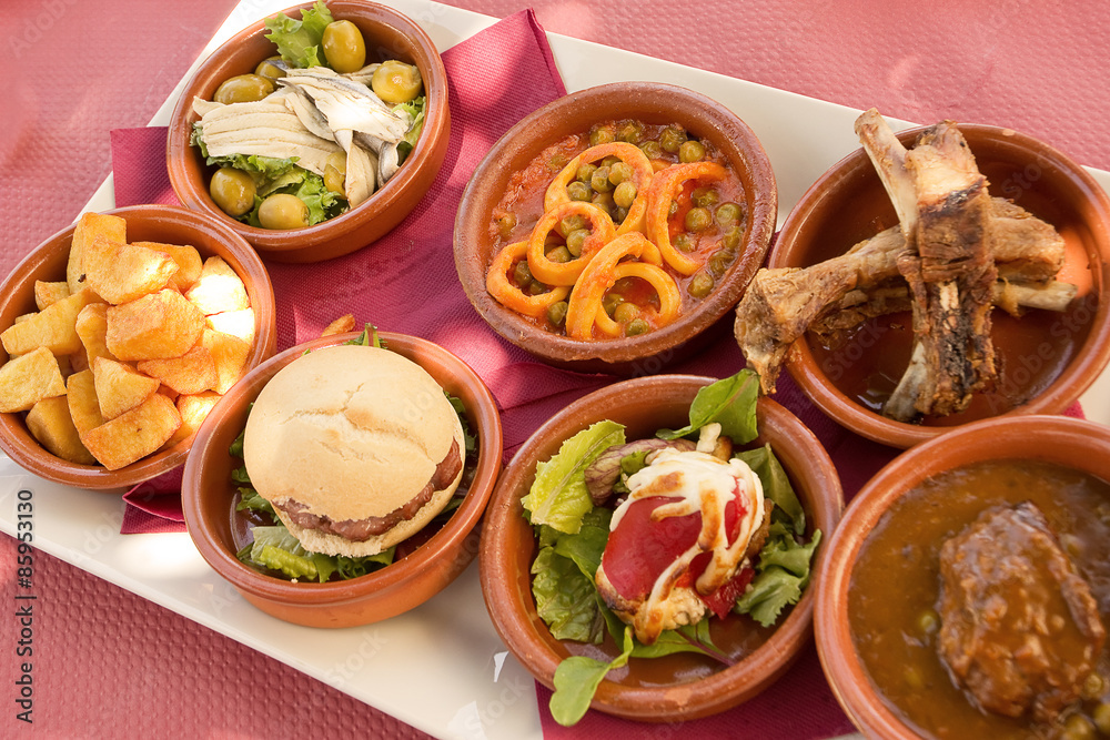 Tapas in Andalucia (Spain)