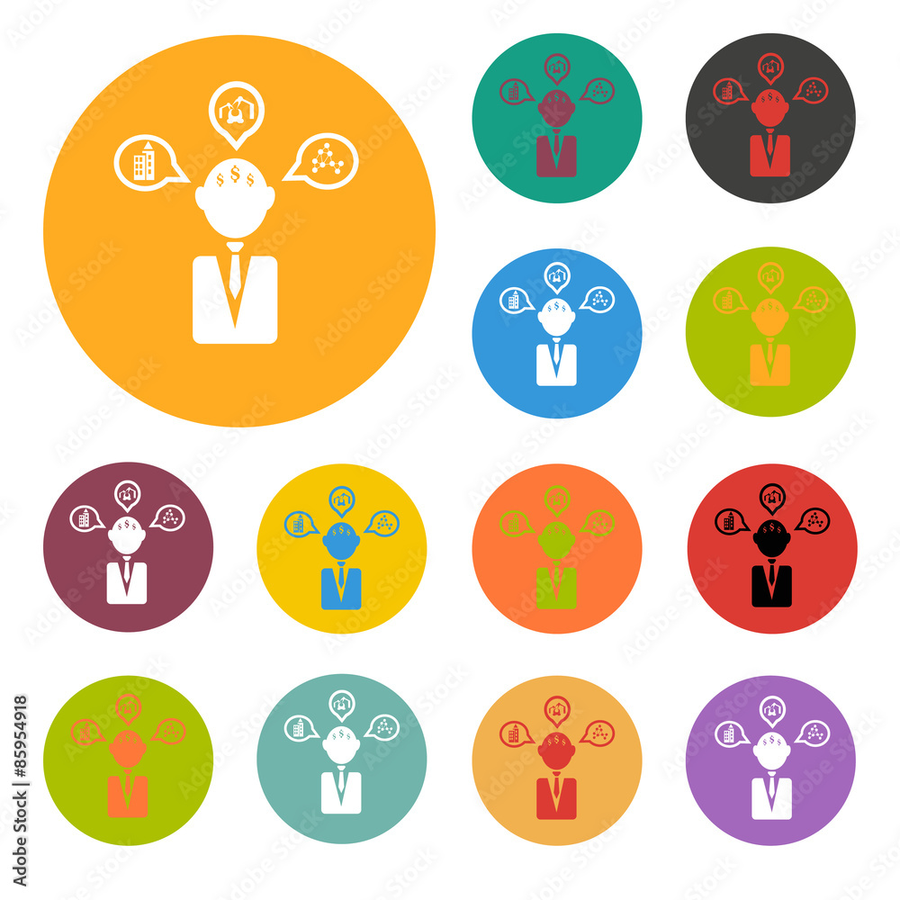 Businesman icon Businesman icon