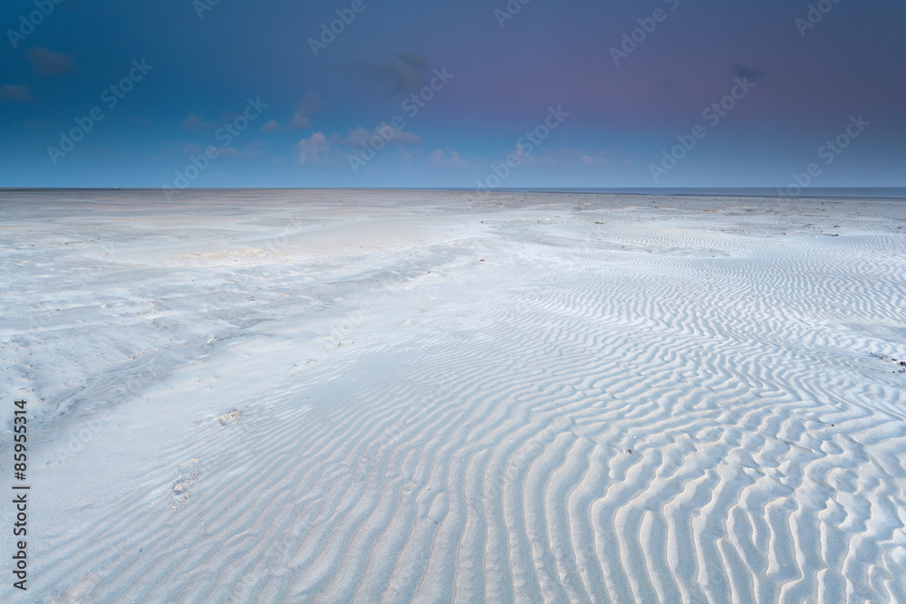sand texture on North sea coast