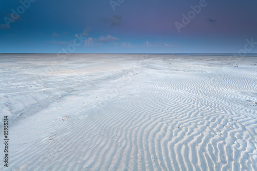 sand texture on North sea coast