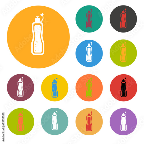 Fitness botle icon