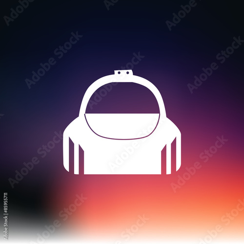 Sport bag icon