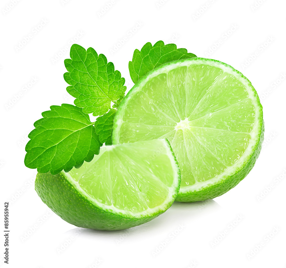 Obraz limes isolated on white