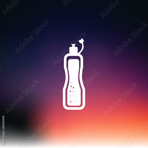 Fitness botle icon