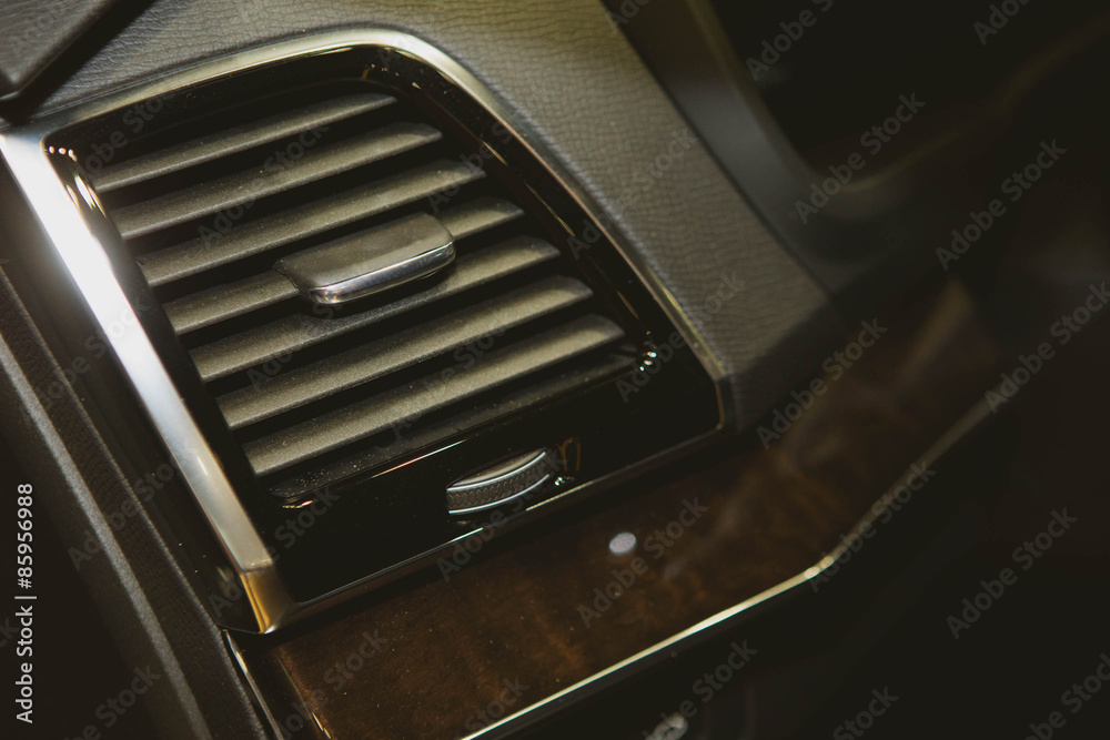 Modern car interior