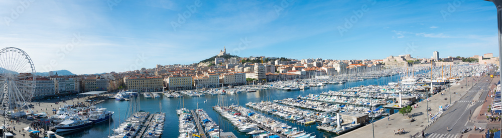 Panorama - Le Vieux Port De Marseille