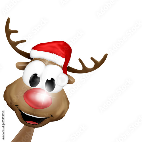 happy christmas reindeer