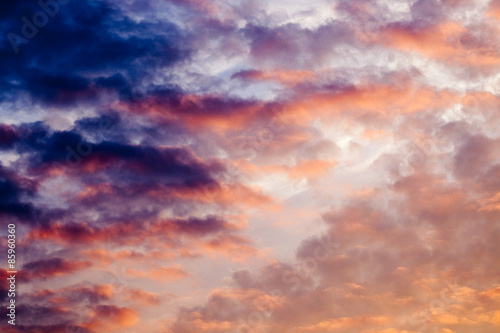 Sunset sky for background © Allen Penton