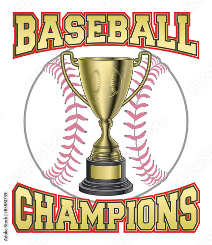 Baseball Champions is an illustration of a design for baseball champions or championship. 