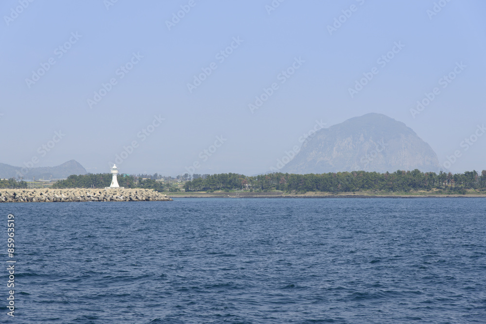 Coast scenery of Jeju Island