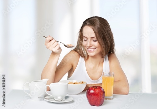 Healthy Eating, Breakfast, Women. © BillionPhotos.com