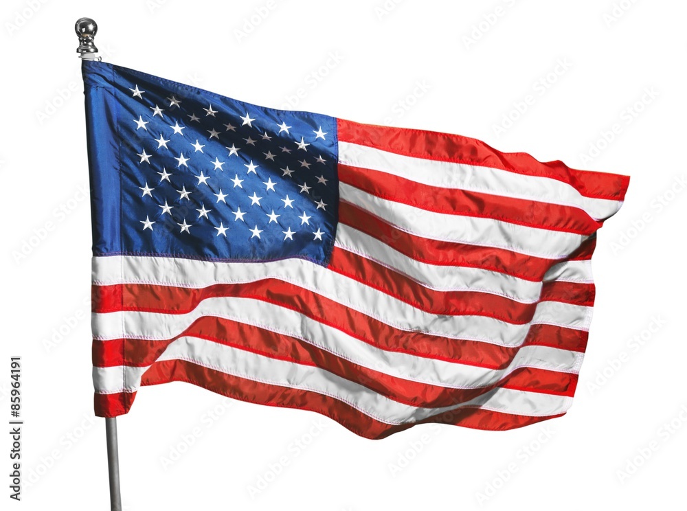 Fototapeta premium American Flag, Flag, American Culture.