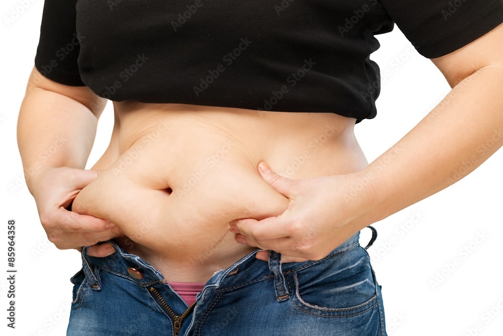 Naklejka premium Abdomen, Overweight, Waist.