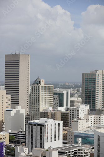 Image of Downtown Miami far vertical shot