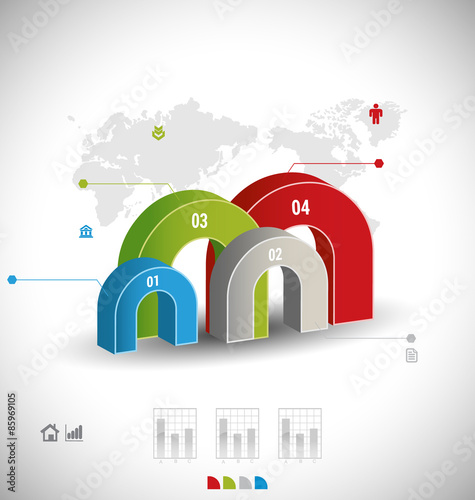 Business infographic template