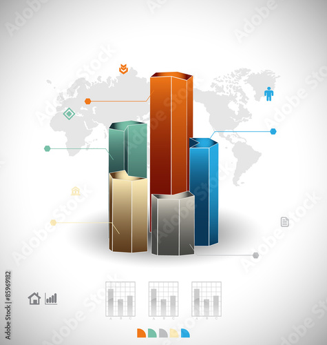 Business infographic template