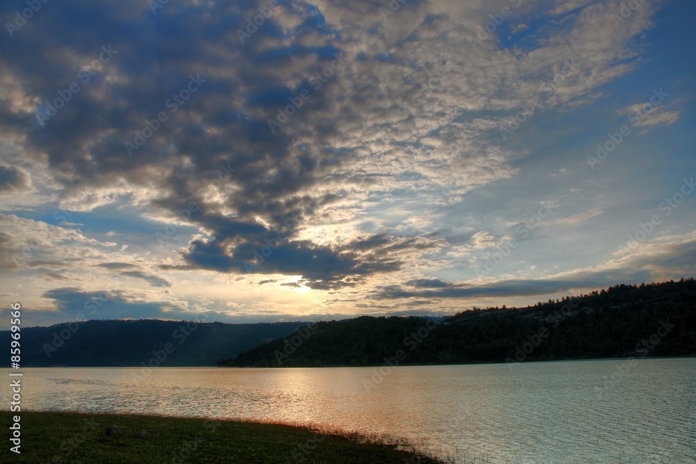 Fototapeta premium Lac de Sainte-Croix