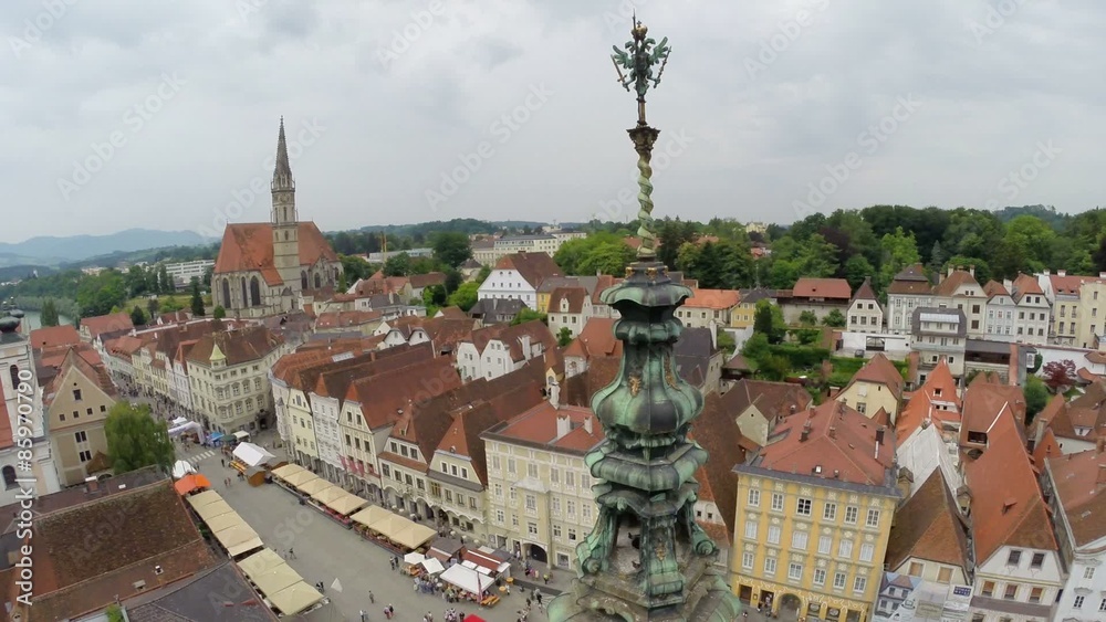 Flugaufnahme Steyr Stadt