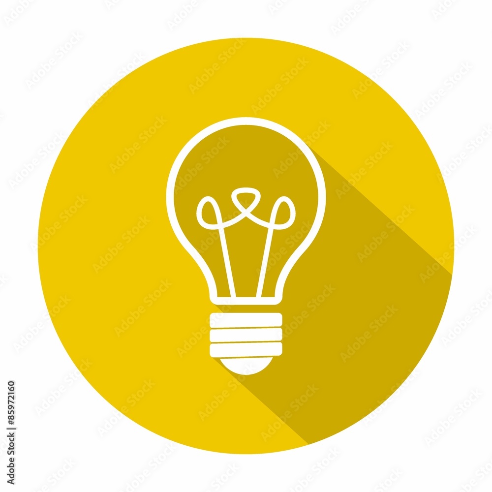 Light bulb vector icon Light bulb vector icon