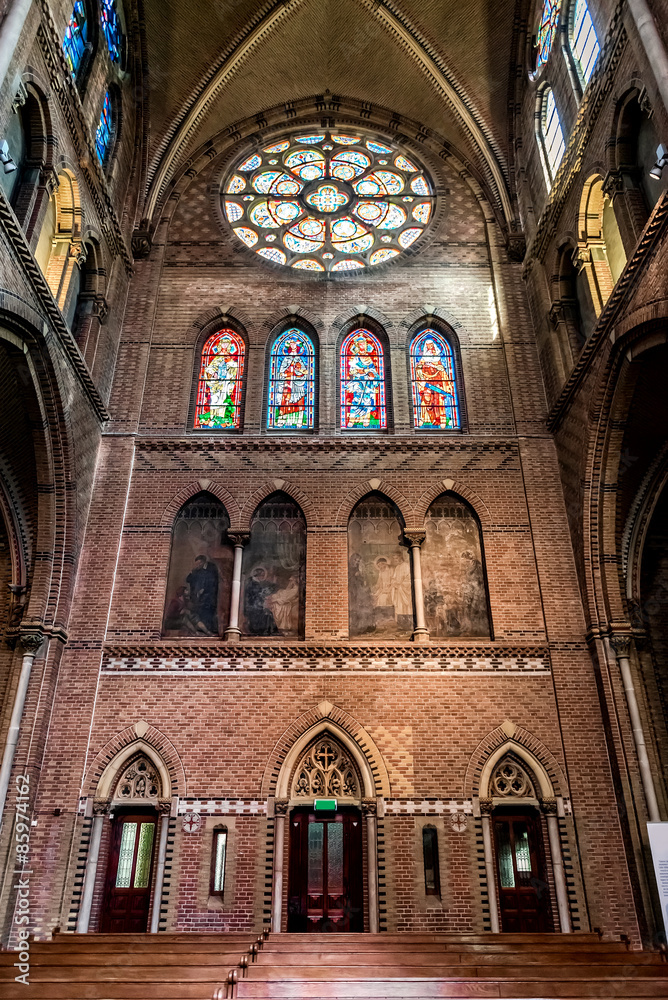 Inside of Saint Catharine Church in Eindhoven Inside of Saint Catharine Church in Eindhoven