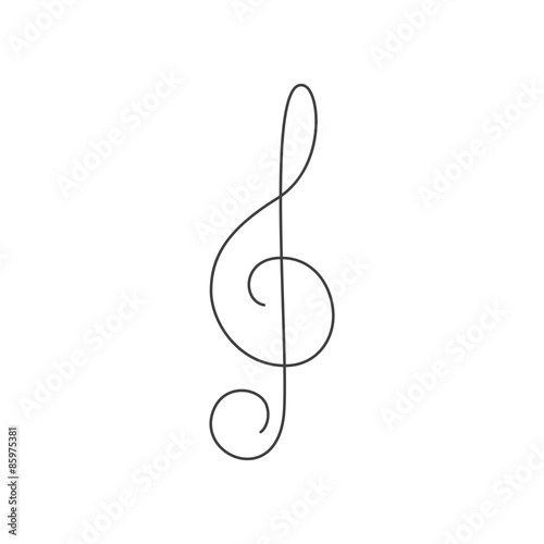 Treble clef