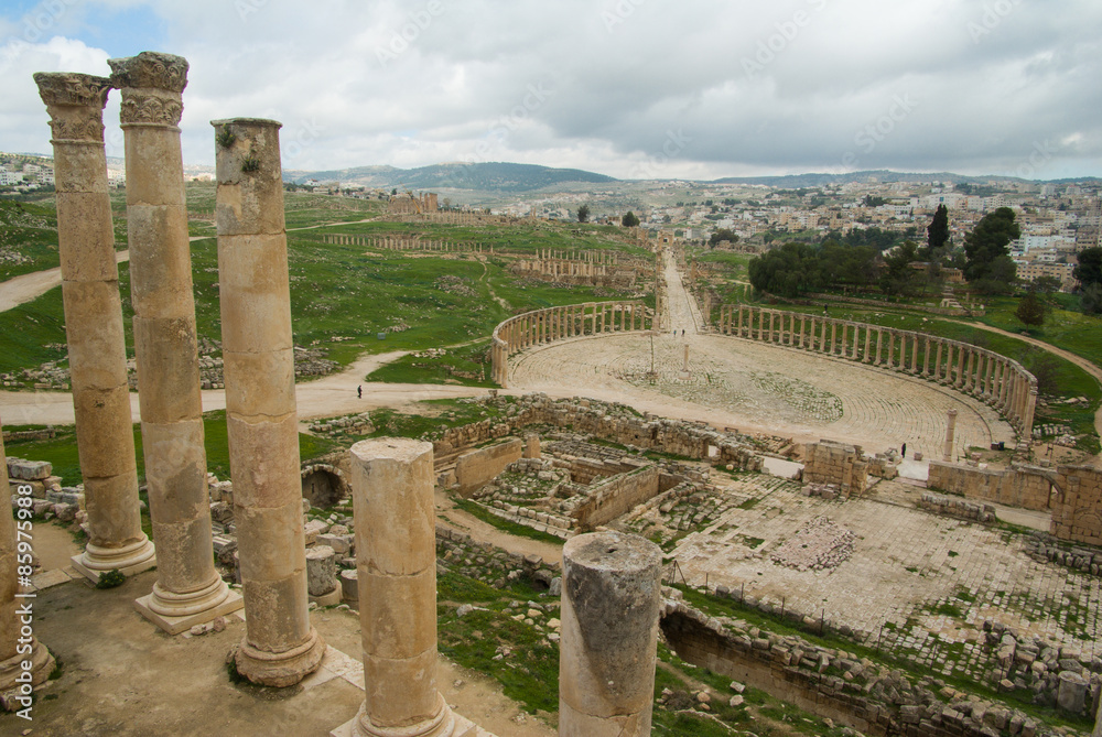 Jerash, ancient ruins of roman empire. Jordan
