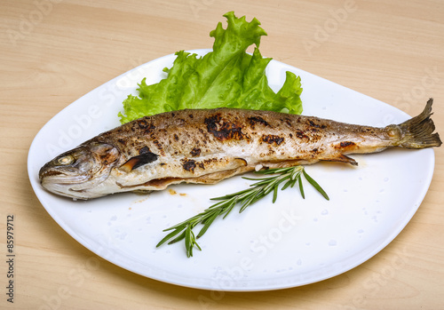 Grilled trout
