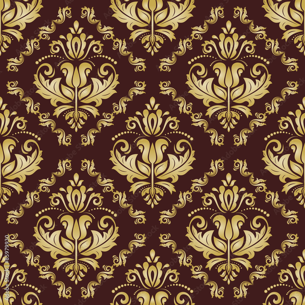 Seamless Orient Vector Background
