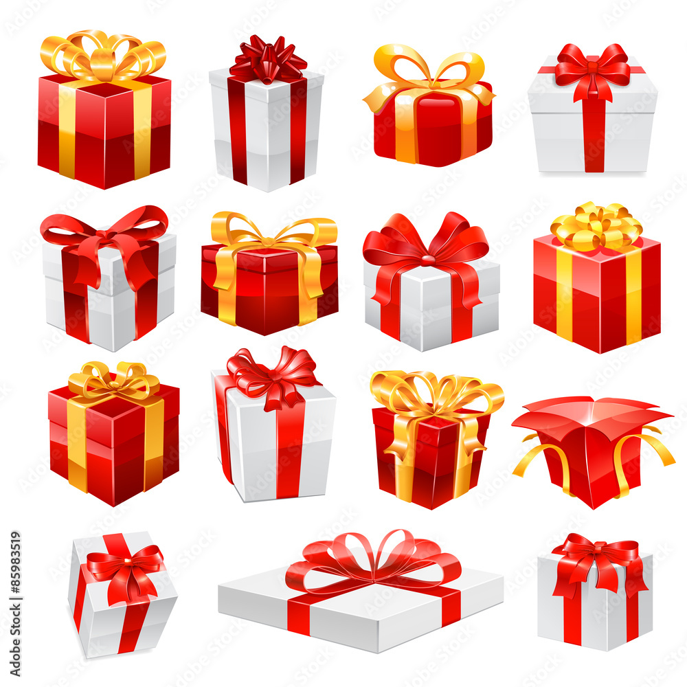 Gift set. Vector