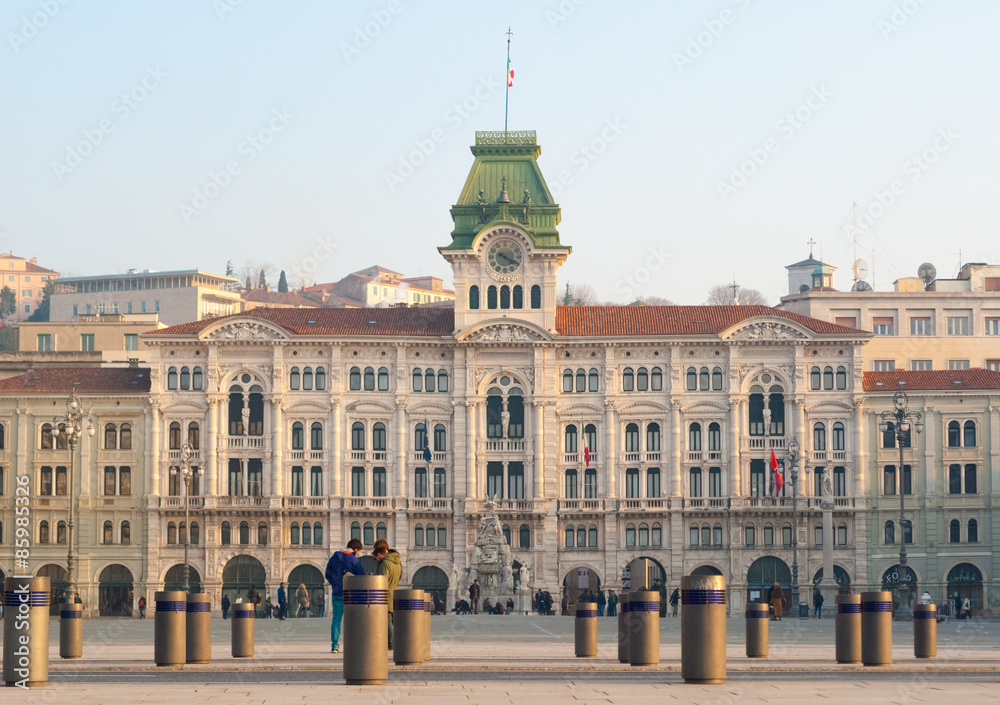 The city hall of Trieste (northern Italy)