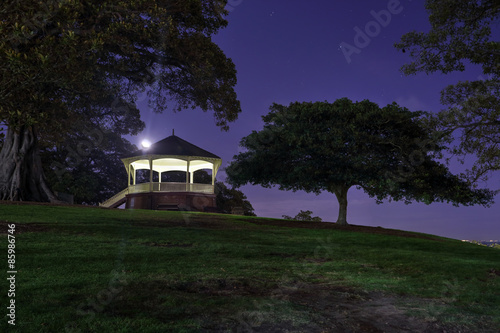 Canvas Print Moonshine at Observatory Hill Sydney