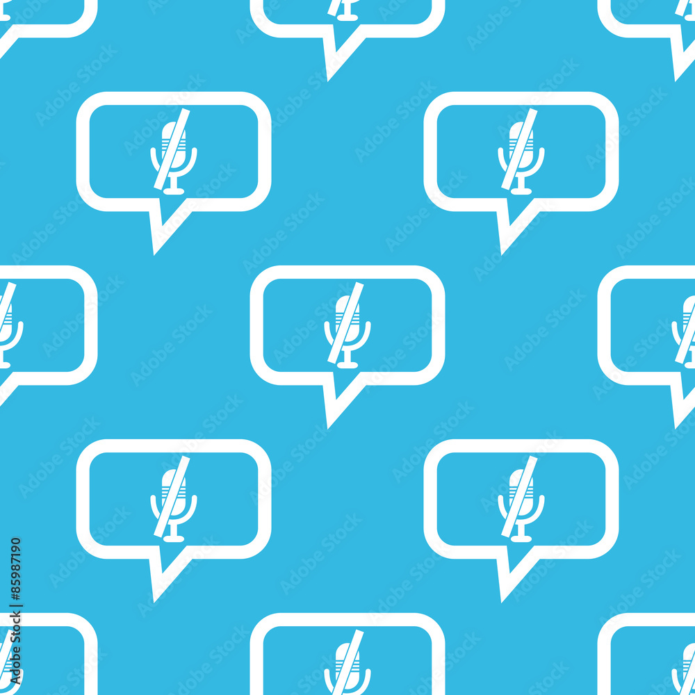 Muted microphone message pattern