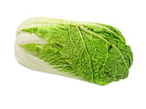 Beijing cabbage taken closeup.Isolated.